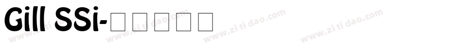 Gill SSi字体转换